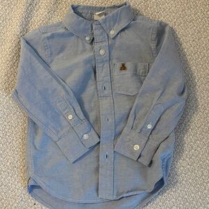 GAP Light Blue Button-Down Shirt for Kids